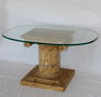 Oval Coffee table-PASQUINI MARINO-Classico