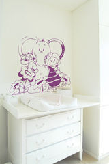 ApplePie Design - Children's decorative sticker-ApplePie Design-Kali, Nina & Kenza Flower