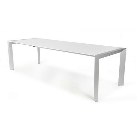 WHITE LABEL - Rectangular dining table-WHITE LABEL-Table repas extensible design Miami