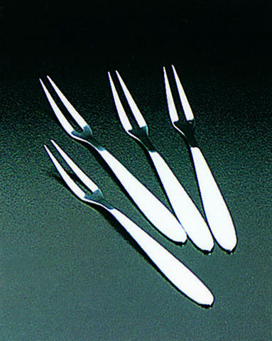 WHITE LABEL - Escargot fork-WHITE LABEL-Ensemble de 4 fourchettes à escargots en inox