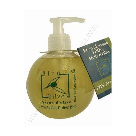 TOMELEA - Liquid soap-TOMELEA-Savon liquide Alep bio - Bleu Olives - 250 ml - To