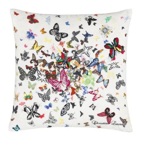 Christian Lacroix - Square Cushion-Christian Lacroix-BUTTERFLY PARADE OPALIN