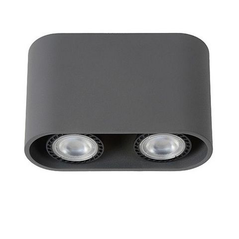 LUCIDE - Ceiling lamp-LUCIDE-Plafonnier rectangulaire arrondi double Bentoo LED