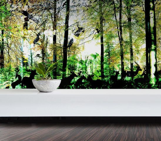 IN CREATION - Panoramic wallpaper-IN CREATION-Forêt wild 5