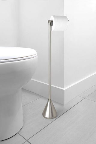 Umbra - Toilet paper holder-Umbra-Support papier toilette design Pinnacle