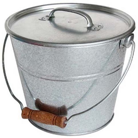 Guillouard - Ash bucket-Guillouard-Seau avec couvercle pour cendres granulés ou compo