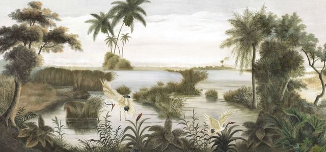 Ananbô - Panoramic wallpaper-Ananbô-Les rives du Mékong