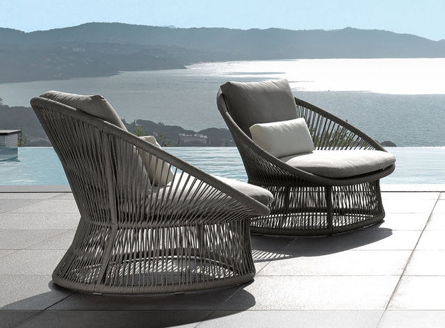 ITALY DREAM DESIGN - Garden armchair-ITALY DREAM DESIGN-Rope