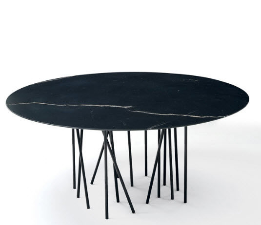 CARLO COLOMBO - Round diner table-CARLO COLOMBO-Octopus