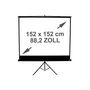 Bildschirm-WHITE LABEL-Écran de projection trépied 152x152 cm