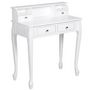 Frisierkommode-WHITE LABEL-Coiffeuse blanche table maquillage