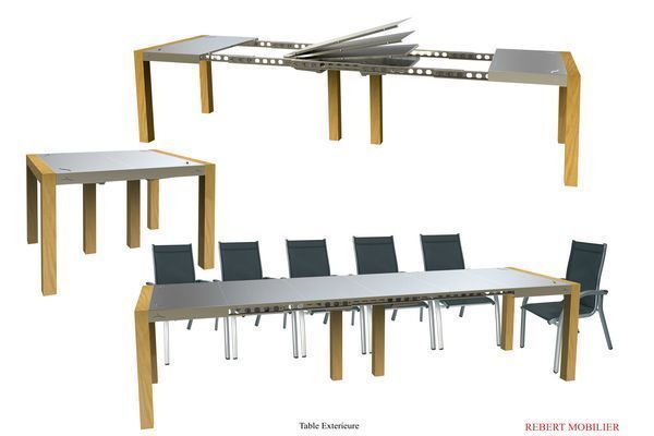Rebert  mobilier - Ausziehbarer Tisch-Rebert  mobilier