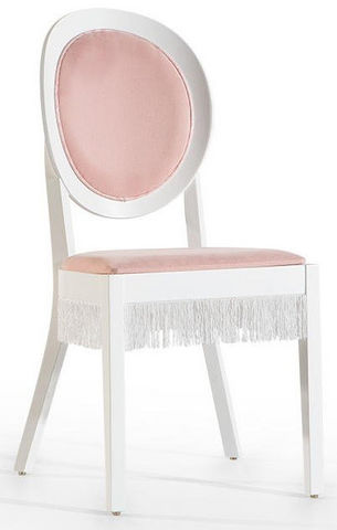 WHITE LABEL - Bürostuhl-WHITE LABEL-Chaise de bureau fille coloris rose clair