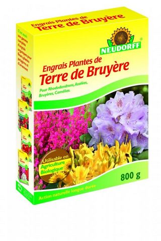 NEUDORFF - Organische Düngemittel-NEUDORFF-Engrais Plantes de Terre de Bruyère 800gr