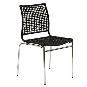 WHITE LABEL - chaise korda design noir - Silla