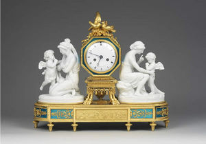 F P FINE ART - clock - Reloj De Apoyo