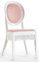 Silla de despacho-WHITE LABEL-Chaise de bureau fille coloris rose clair