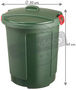 Cubo de basura de cocina-Sunware Garden-Poubelle à ordures 75 L Megano