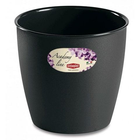 Stefanplast - Macetero-Stefanplast-Lot de 3 cache-pots ou pots de fleurs  ronds 2.2 L