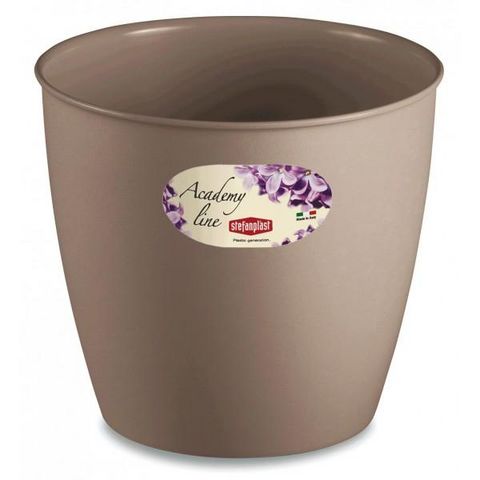 Stefanplast - Macetero-Stefanplast-Lot de 3 cache-pots ou pots de fleurs  ronds 2.2 L