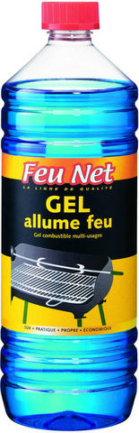 FEU NET - Encendedor de barbacoa-FEU NET-Gel combustible allume-feu multi-usages 1 litre