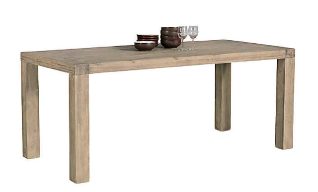 MOOVIIN - Mesa de comedor rectangular-MOOVIIN-Table repas nevada en acacia 200x100x77cm