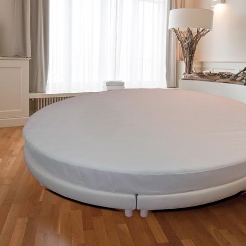 VOSGIA - Protector de colchón de cama redonda-VOSGIA