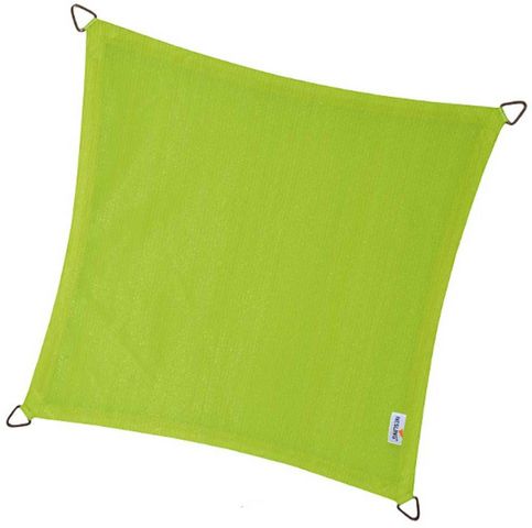 NESLING - Toldo tensado-NESLING-Voile d'ombrage carrée Coolfit vert lime 5 x 5 m