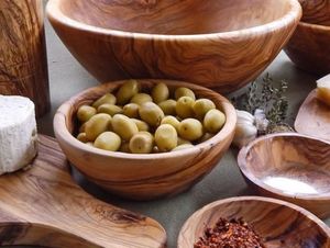 Le Souk Ceramique - olive wood - Insalatiera