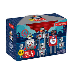 BERTOY - 100 pc foil puzzle robotics - Puzzle Per Bambini