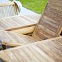 Set tavolo e sedie da giardino-BOIS DESSUS BOIS DESSOUS-Salon de jardin en bois de teck MIDLAND 8/10 place