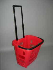 Smart shopfittings - Cestino con rotelle-Smart shopfittings-Roller Basket
